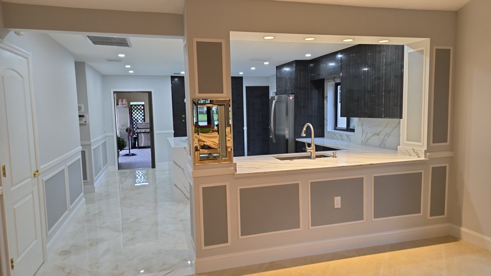 Real kitchen renovation completed by Innovate Contractor