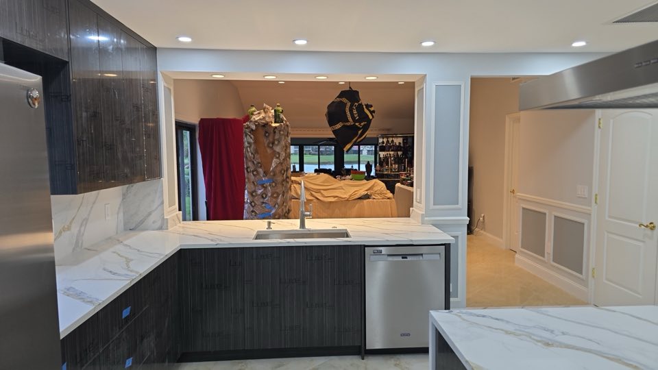 Kitchen pass-through by Innovate Contractor